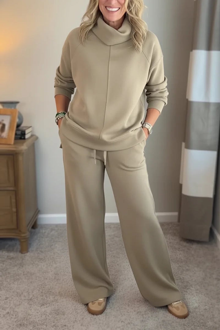 Remy | Relaxed Two-Piece Women’s Travel Set with Side Slit and Side Slits