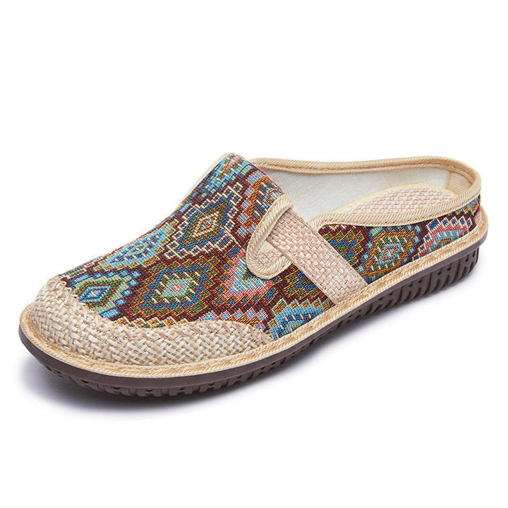 Rosie | Cushioned Open-Toe Embroidered Orthopedic Sandals with Arch Support
