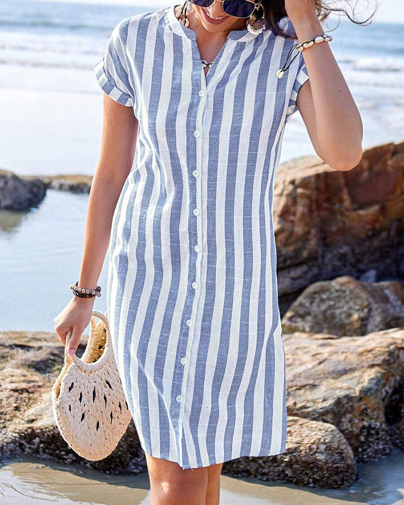 Aralyn | Women's Striped Coastal Breeze Dress