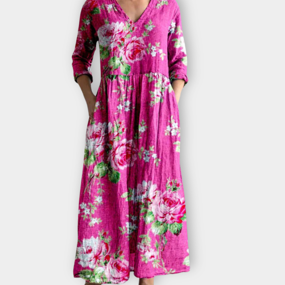 Almara | Women's Boho Maxi Dress Made of Soft Premium Fabric
