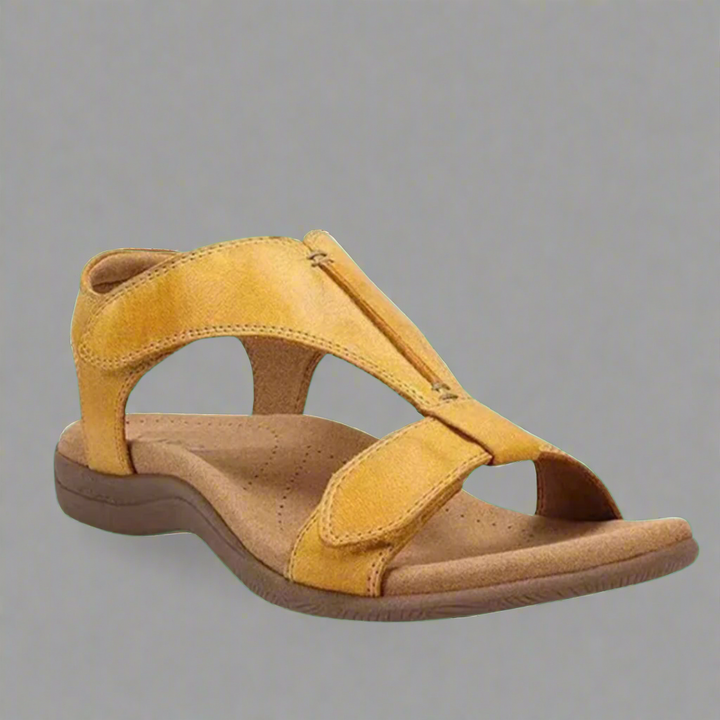 Elsbeth | Women's Cushioned Open-Toe Premium Comfort Sandals for Indoor and Outdoor Wear