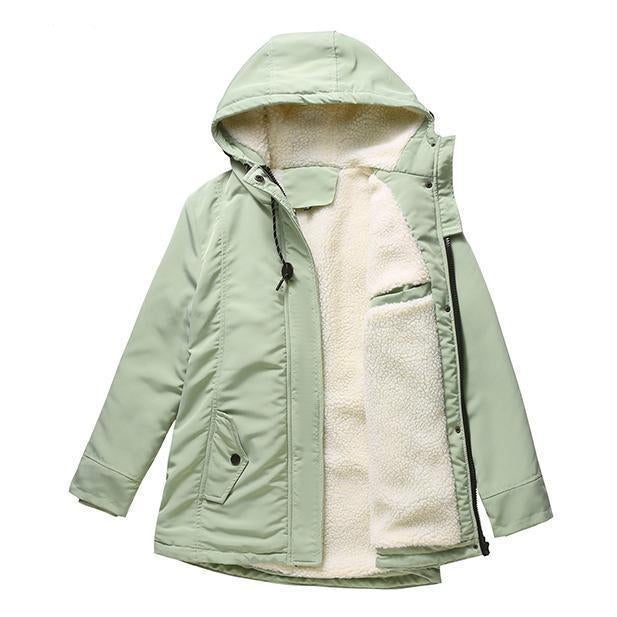 Amina | Women's Insulated Hooded Winter Coat with Quilted Lining for Ultimate Warmth