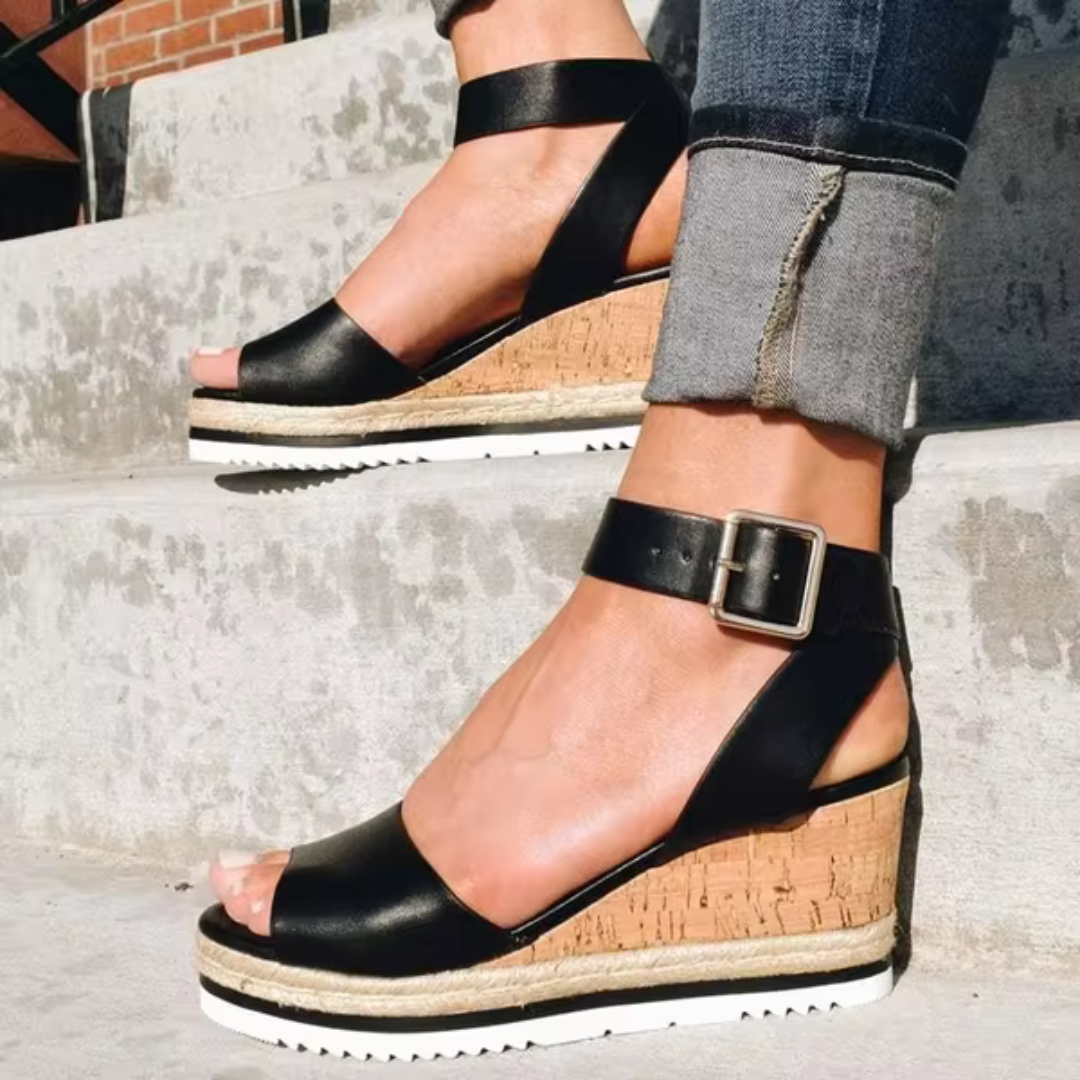 Cassandra | Women's Open-Toe Stylish Wedge Sandals