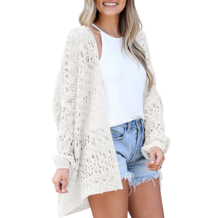 Arizela | Women's Longline Lightweight Oversized Boho Cardigan