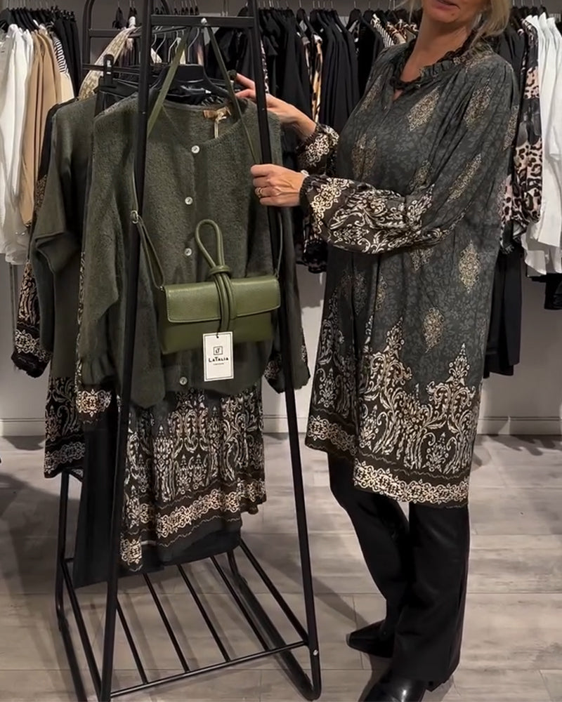 Ilse | Women's Vintage-Inspired Dress with Button Placket