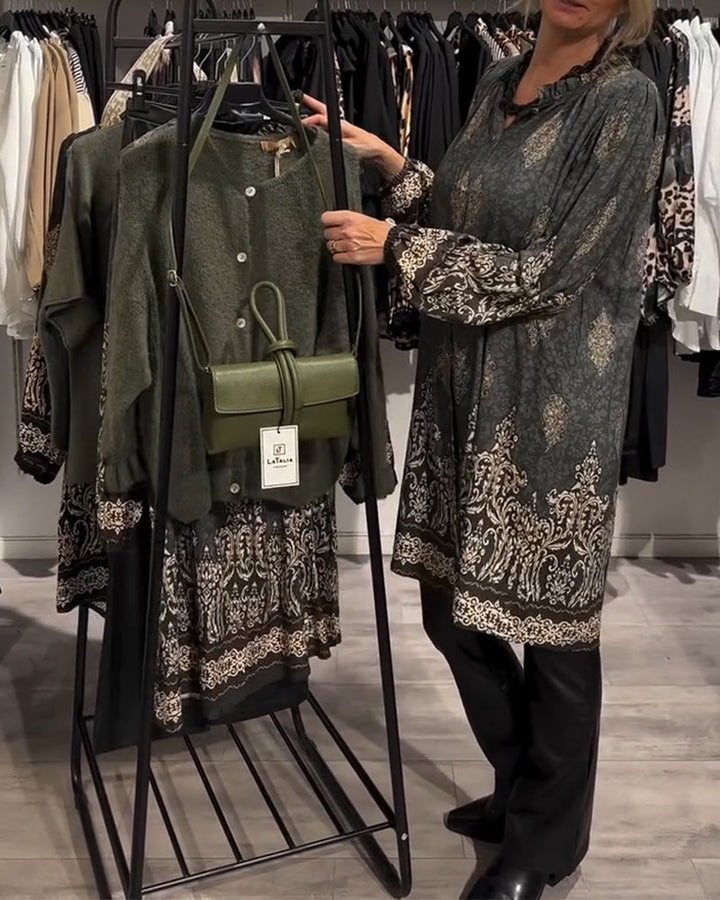 Ilse | Women's Vintage-Inspired Dress with Button Placket