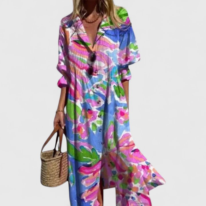 Paula | Women's Chic Bohemian Maxi Dress
