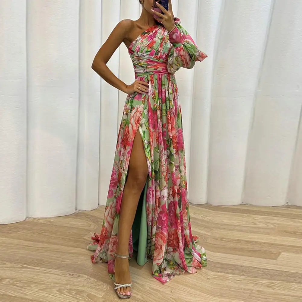 Aurélie | Women's One-Shoulder Maxi Dress