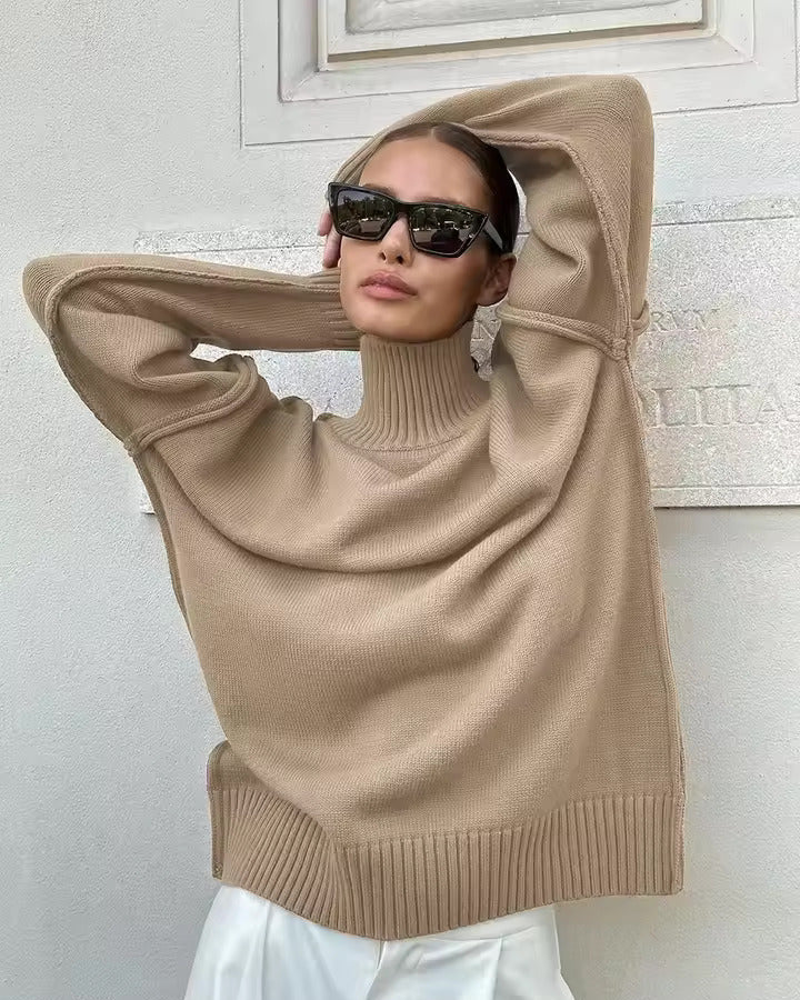 Isabella | Women's Relaxed Roll Neck Jumper