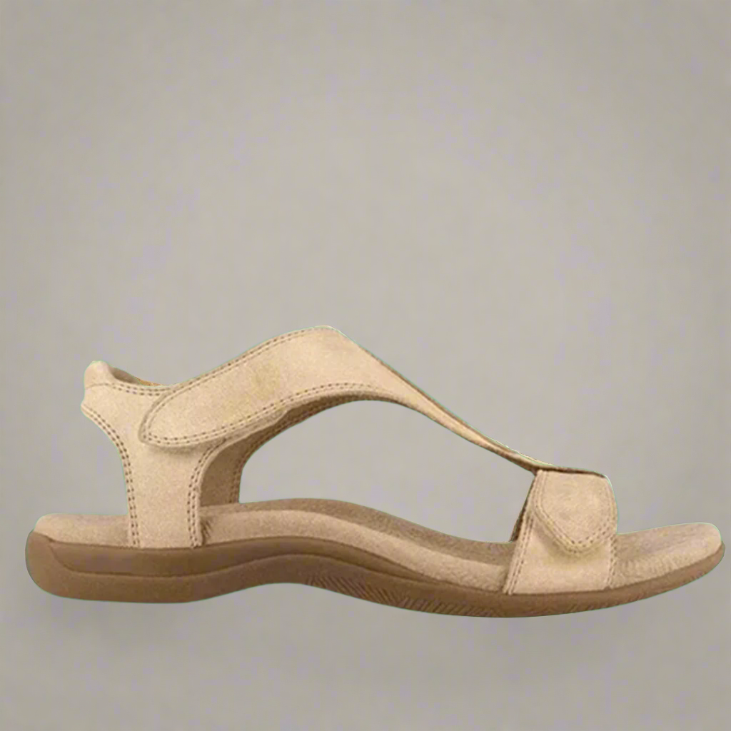 Elsbeth | Women's Cushioned Open-Toe Premium Comfort Sandals for Indoor and Outdoor Wear