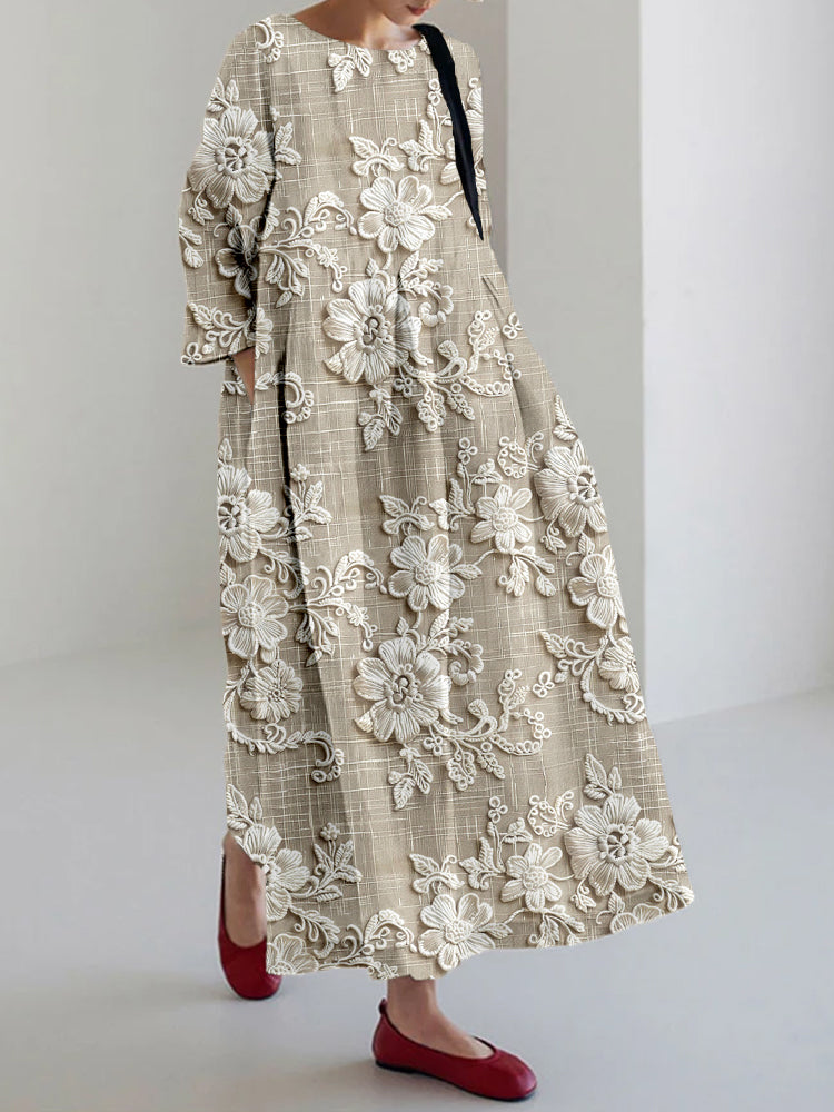 Anovia | Women's Graceful Printed Maxi Dress