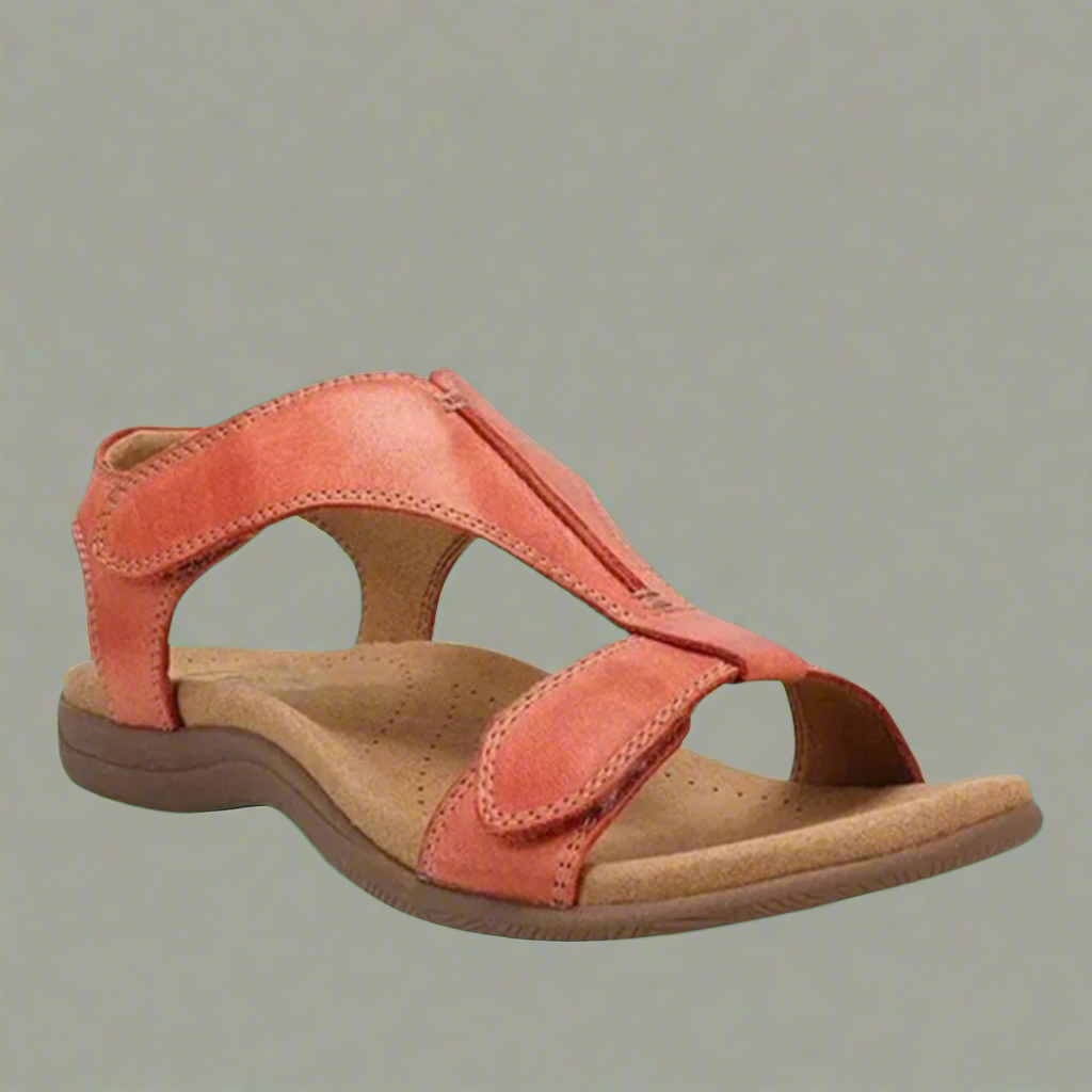 Elsbeth | Women's Cushioned Open-Toe Premium Comfort Sandals for Indoor and Outdoor Wear