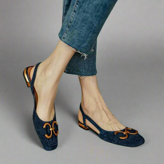 Adelrun | Women's Breathable Open-Toe Elegant Orthopedic Sandals with Block Heel