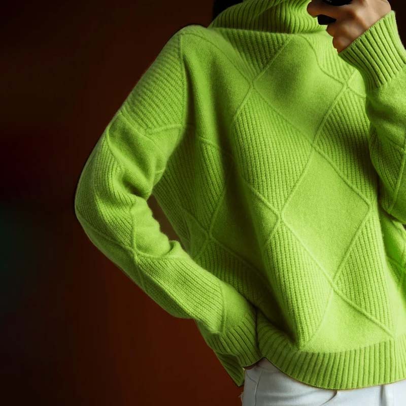 Charlotte | Women's Relaxed Stylish High-Neck Jumper