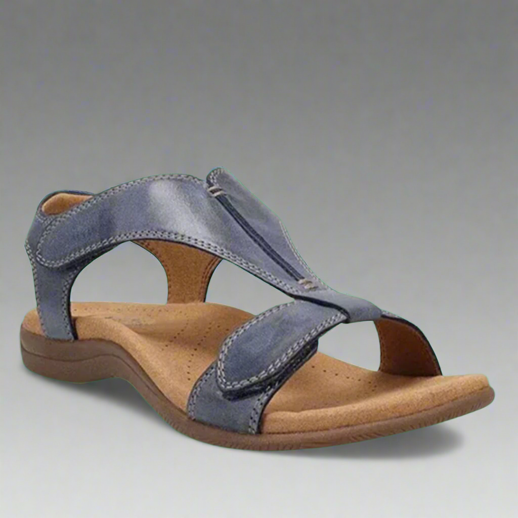 Elsbeth | Women's Cushioned Open-Toe Premium Comfort Sandals for Indoor and Outdoor Wear