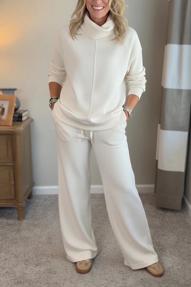 Remy | Relaxed Two-Piece Women’s Travel Set with Side Slit and Side Slits