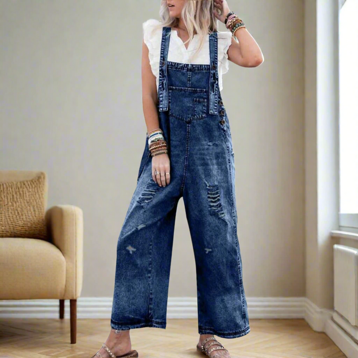 Carmelita | Women's Vintage Wash Adjustable Jumpsuit