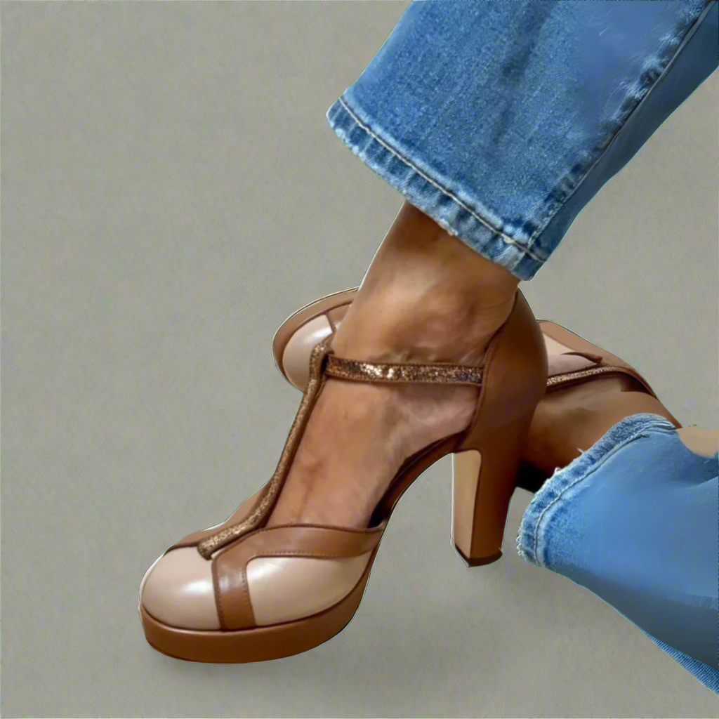 Criselmara | Women's Cushioned Open-Toe Elegant Orthopedic Heels