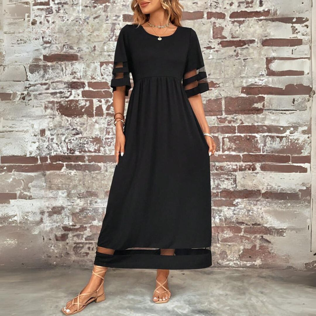 Aubrey | Women's Figure-Enhancing Midi Dress for a Sleek Silhouette