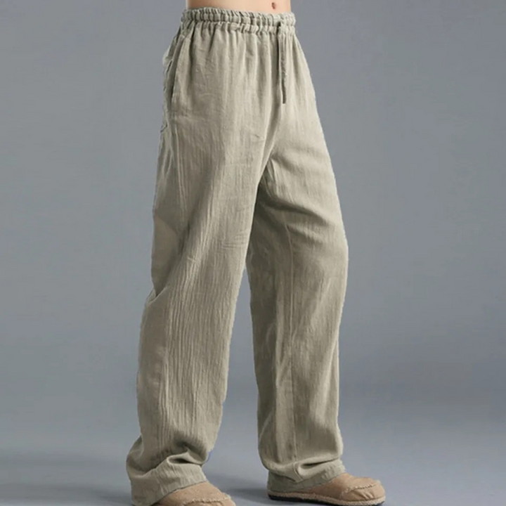 Carl | Men's Elegant Trousers with Drawstring