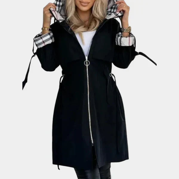 Nathalie | Women's Elegant Modern Trench Coat with Pockets