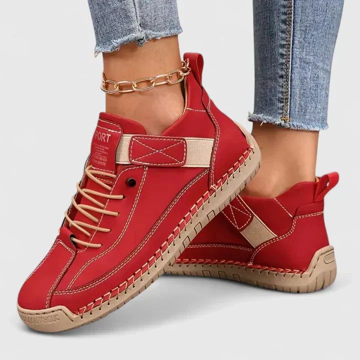 Kimberley | Women's Cushioned Lace-Up Comfy Orthopedic Trainers