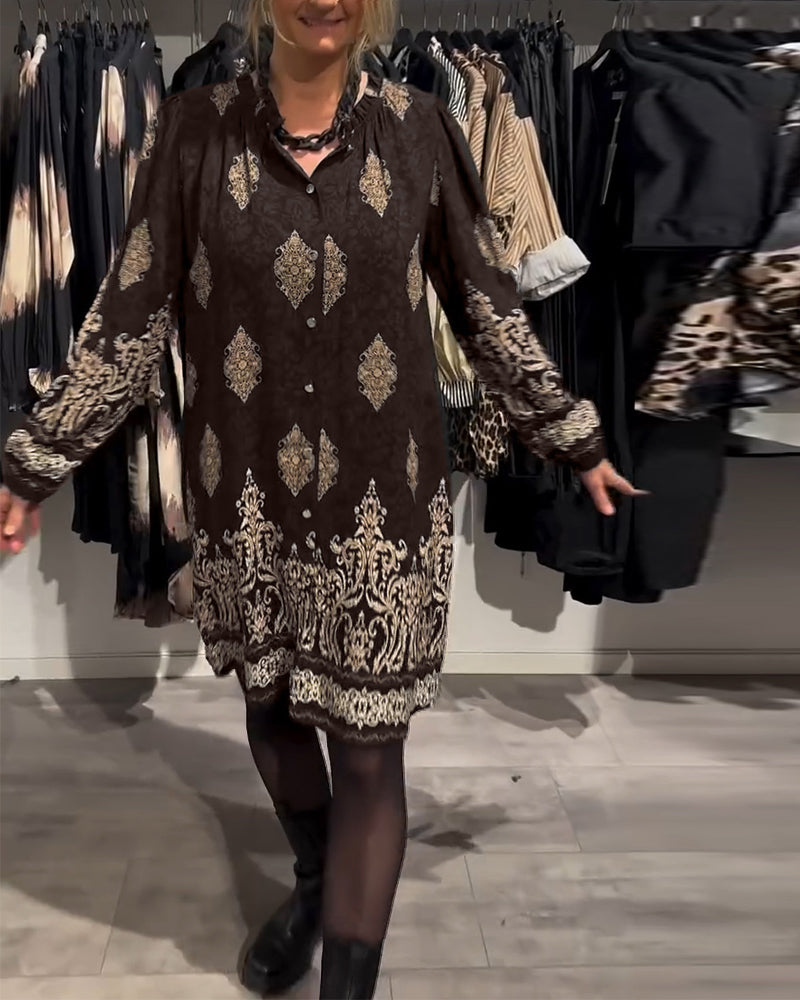 Ilse | Women's Vintage-Inspired Dress with Button Placket