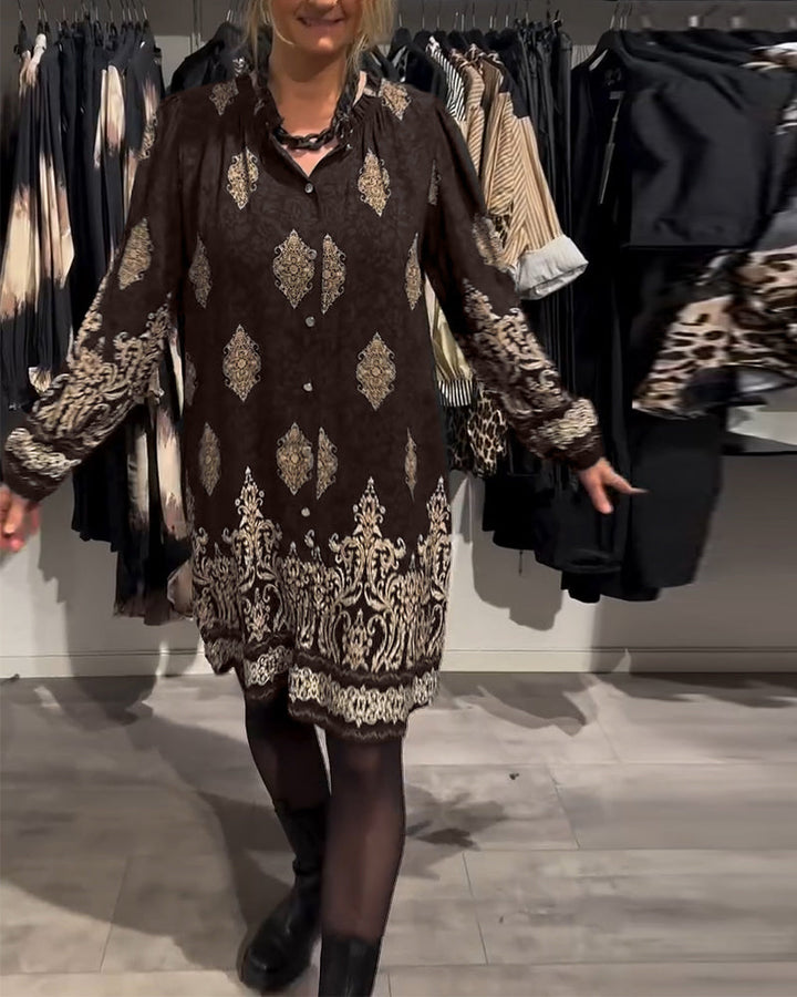 Ilse | Women's Vintage-Inspired Dress with Button Placket