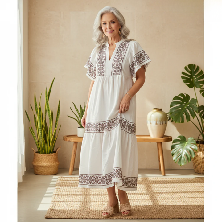 Hanna | Women's Elegant Boho Maxi Dress