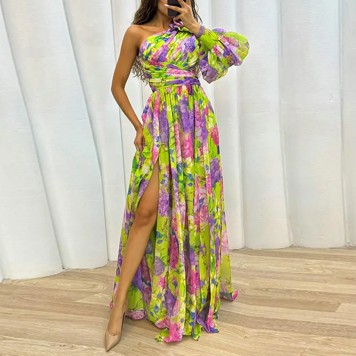 Aurélie | Women's One-Shoulder Maxi Dress