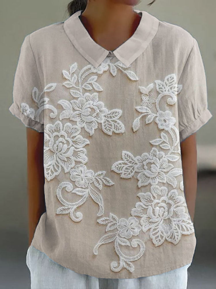 Clarette | Women's Vintage Printed Shirt