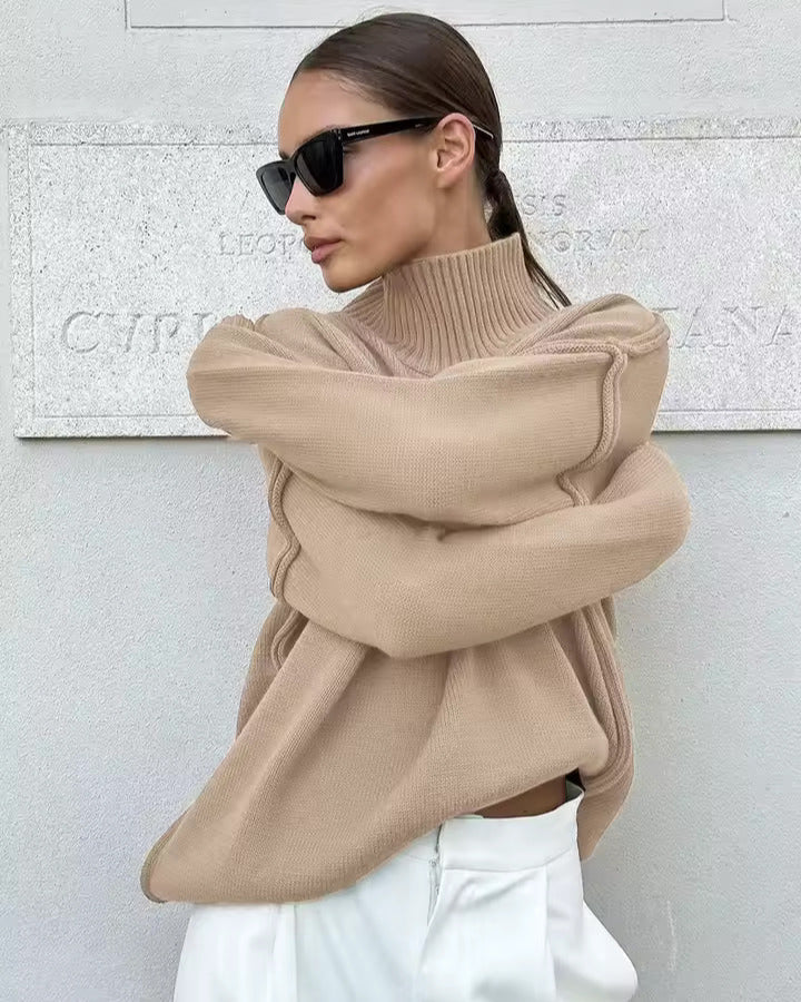 Isabella | Women's Relaxed Roll Neck Jumper