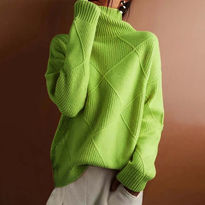 Charlotte | Women's Relaxed Stylish High-Neck Jumper