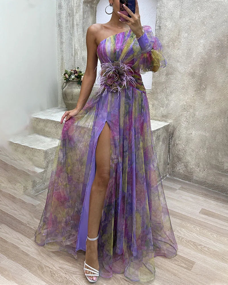 Amelia | Women's Elegant Split Maxi Dress