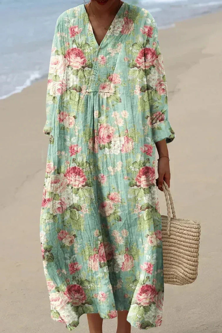 Vera | Women's Relaxed Blossom Midi Dress