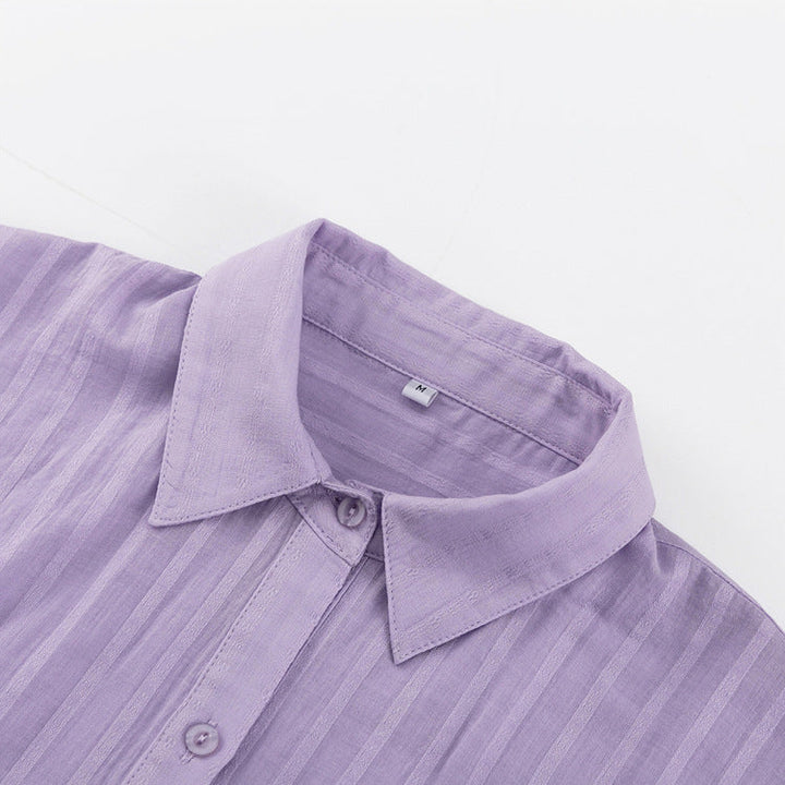 Yselia | Women's Breezy Button-Up and Shorts Set