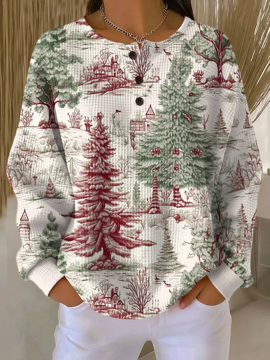 Lærke | Women's Natural Comfort with Round Neck and Long Sleeve