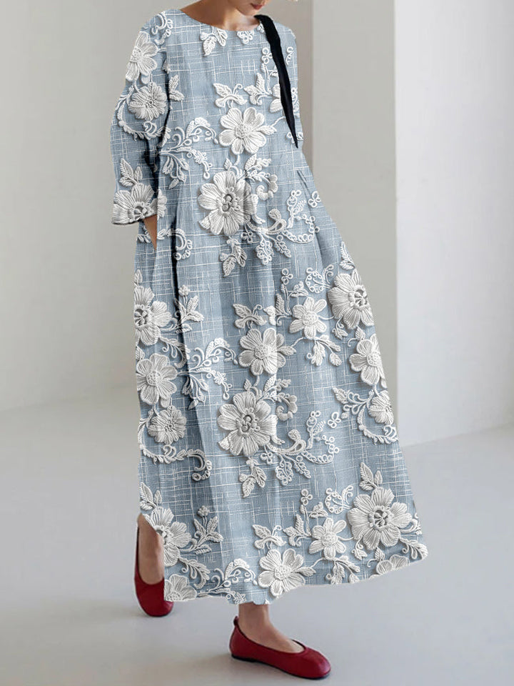 Anovia | Women's Graceful Printed Maxi Dress