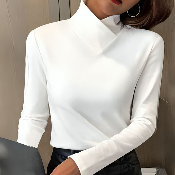 Avery | Women's Chic Turtleneck T-shirt