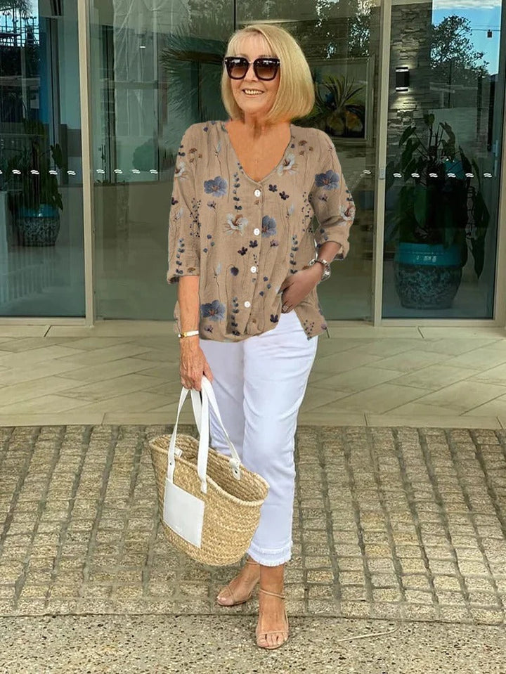 Barbara | Women's and Floral Top