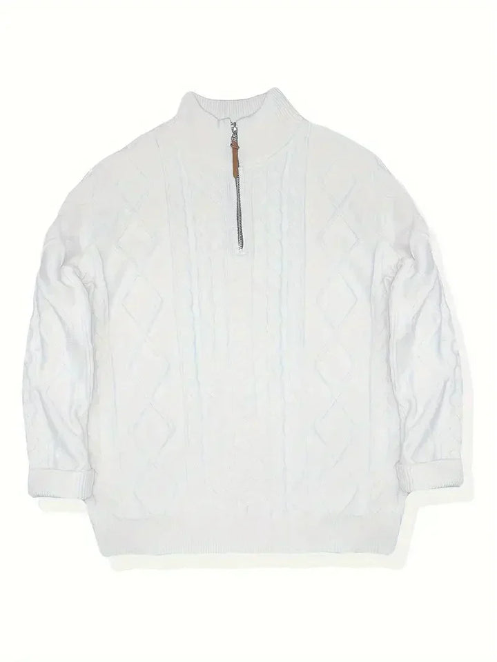 Men's Relaxed Brit & Boho | Blend Quarter Zip