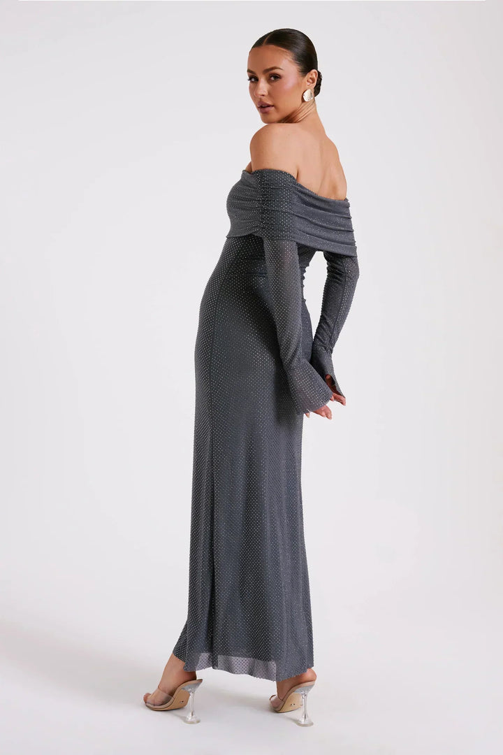Astella | Women's Spray Maxi Dress with Long Sleeve