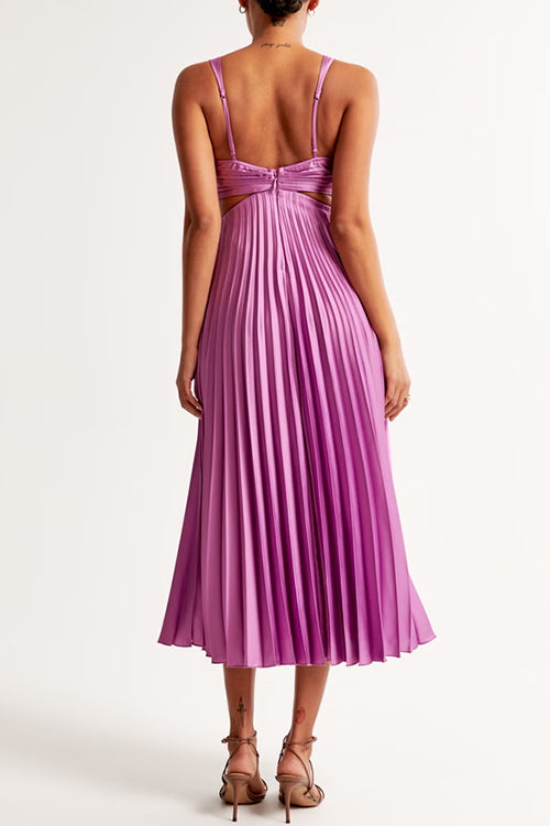 Elsa | Women's Elegant Pleated Maxi Dress