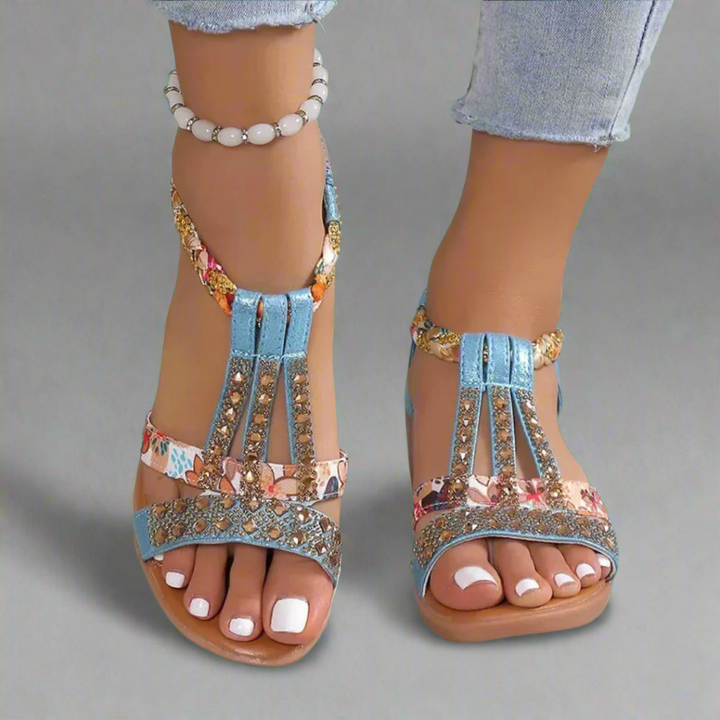 Bernatrudis | Women's Breathable Open-Toe Elegant Boho Sandals for Summer