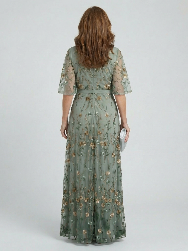 Selora | Women's Relaxed Halter Bloom Flow Maxi Dress