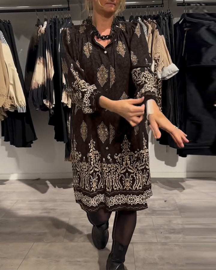 Ilse | Women's Vintage-Inspired Dress with Button Placket