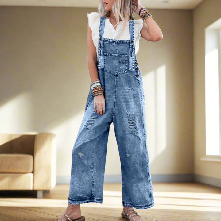 Carmelita | Women's Vintage Wash Adjustable Jumpsuit