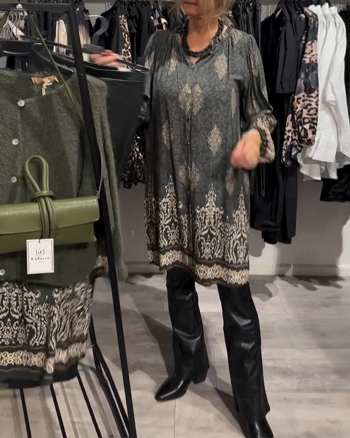Ilse | Women's Vintage-Inspired Dress with Button Placket
