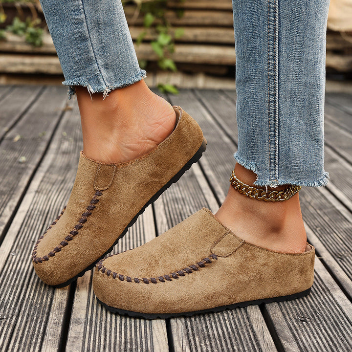 Cushioned Open-Toe Retro-Inspired Orthopedic Slippers for Women with Arch Support