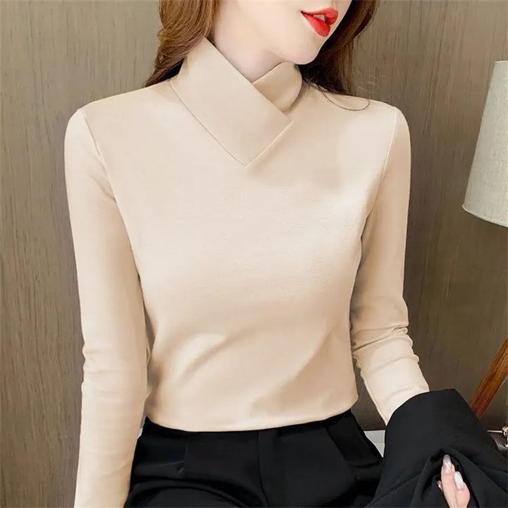 Avery | Women's Chic Turtleneck T-shirt